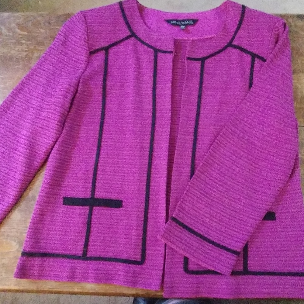 Ming Wang fushia blazer